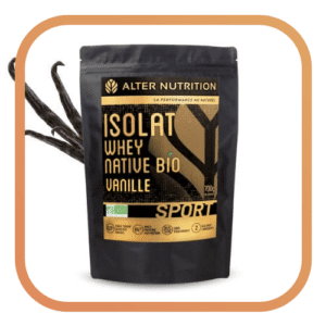 Isolat whey bio native Vanille