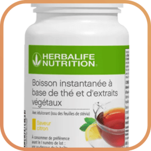 Boisson à base de thé et d'extraits végétaux - Citron