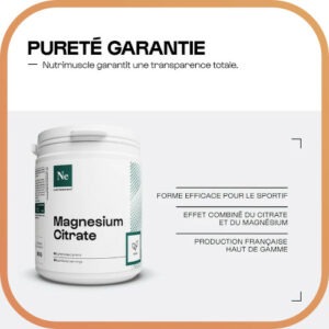 Citrate de magnesium en poudre