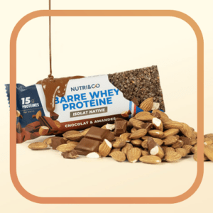 Barres protéine Whey Chocolat & Amandes