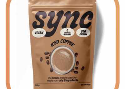 Iced Coffee protein powder Sync