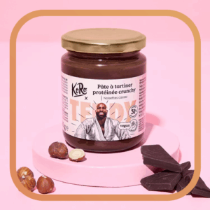 Pâte à tartiner protéinée vegan noisette-cacao x Teddy Riner