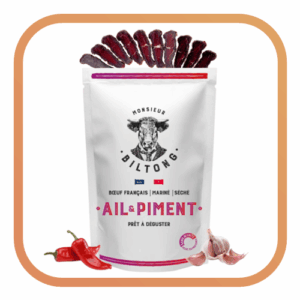Biltong à l'ail et au piment de Cayenne