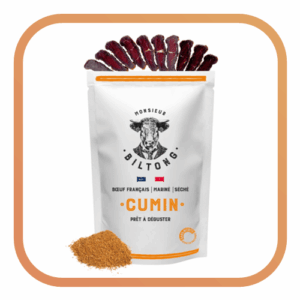 Biltong au cumin