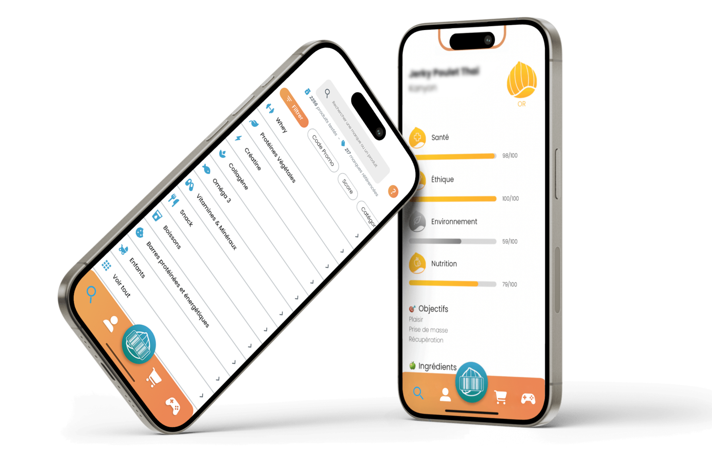 ScanNuts® application article base de données compléments alimentaires