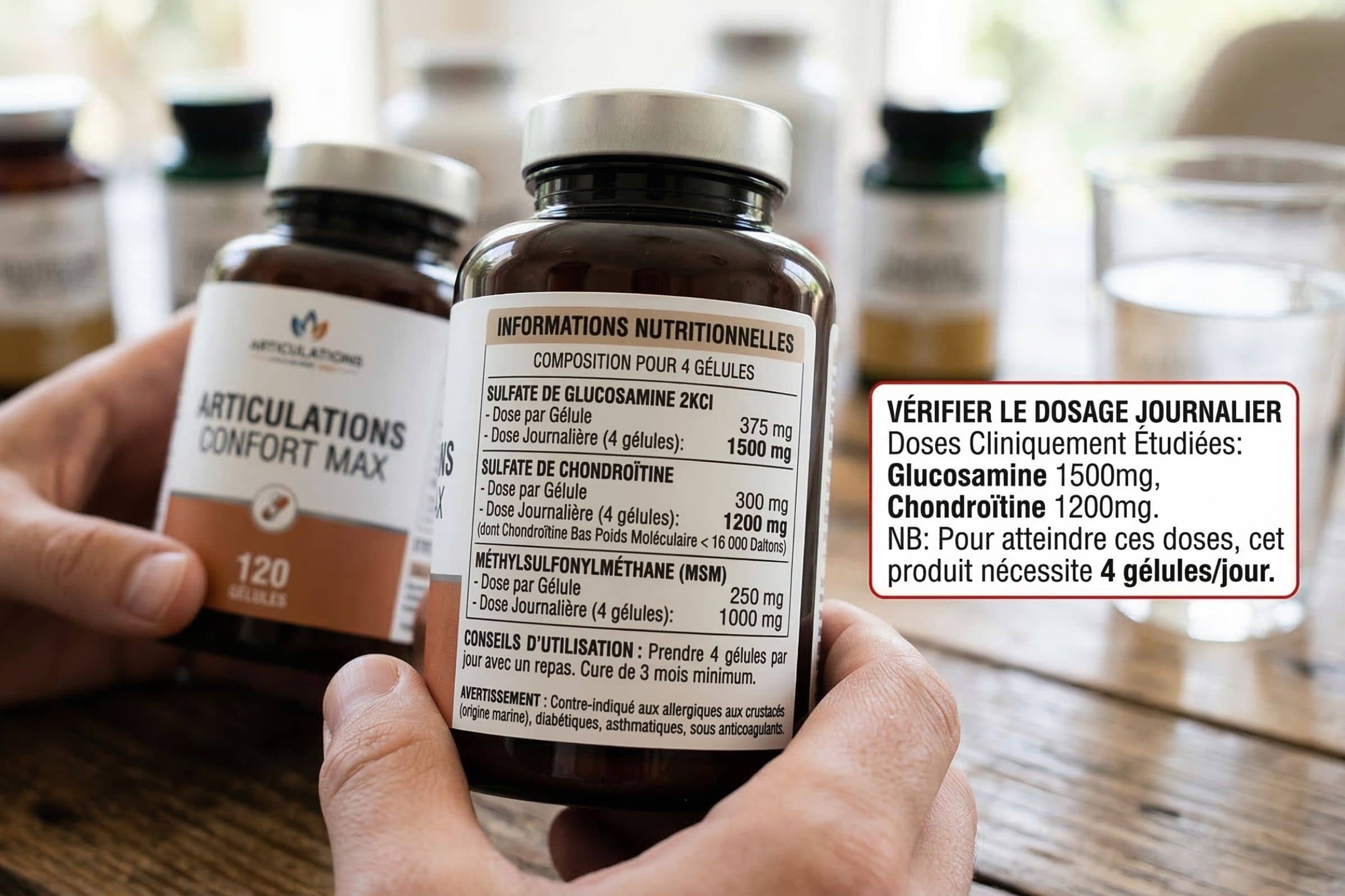 étiquette glucosamine et chondroïtine étiquette glucosamine et chondroïtine