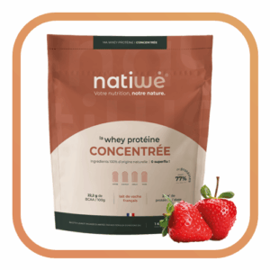 la protéine whey CONCENTRÉE Fraise