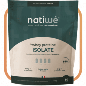 la protéine whey ISOLATE Nature