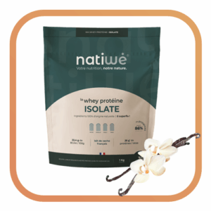 la protéine whey ISOLATE Vanille