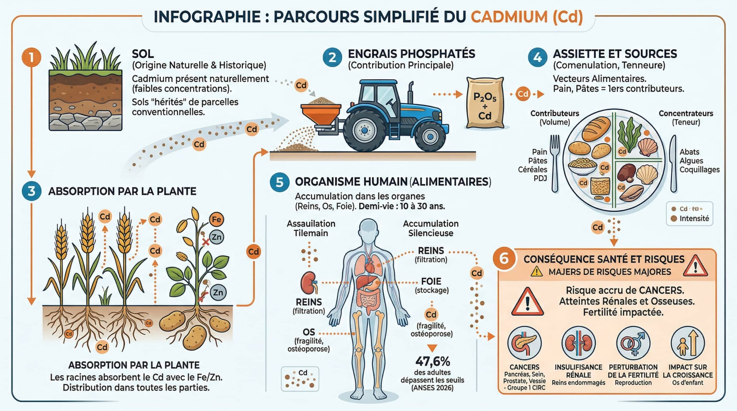 cadmium infographie