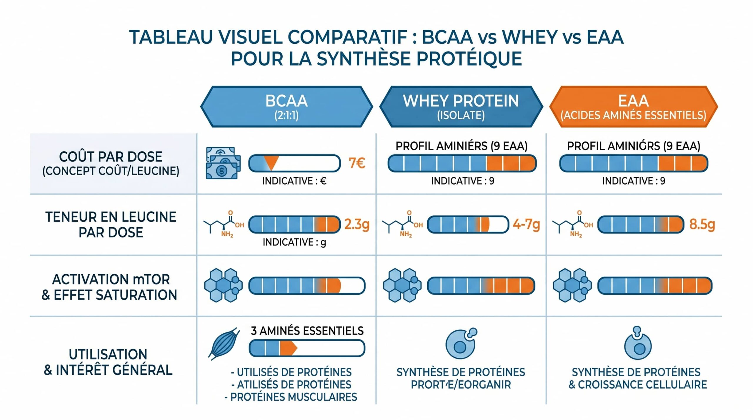comparatif bcaa vs whey vs eaa