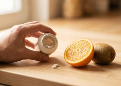 Quand prendre la vitamine C ? Le moment compte moins que la dose