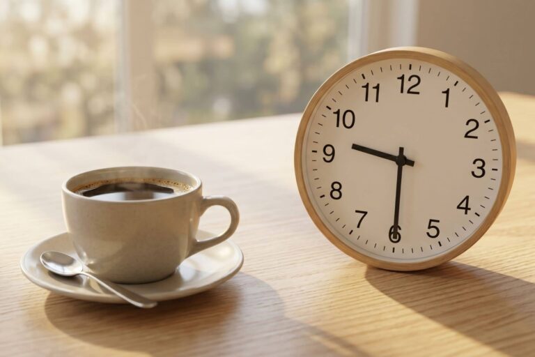 quand prendre cafe