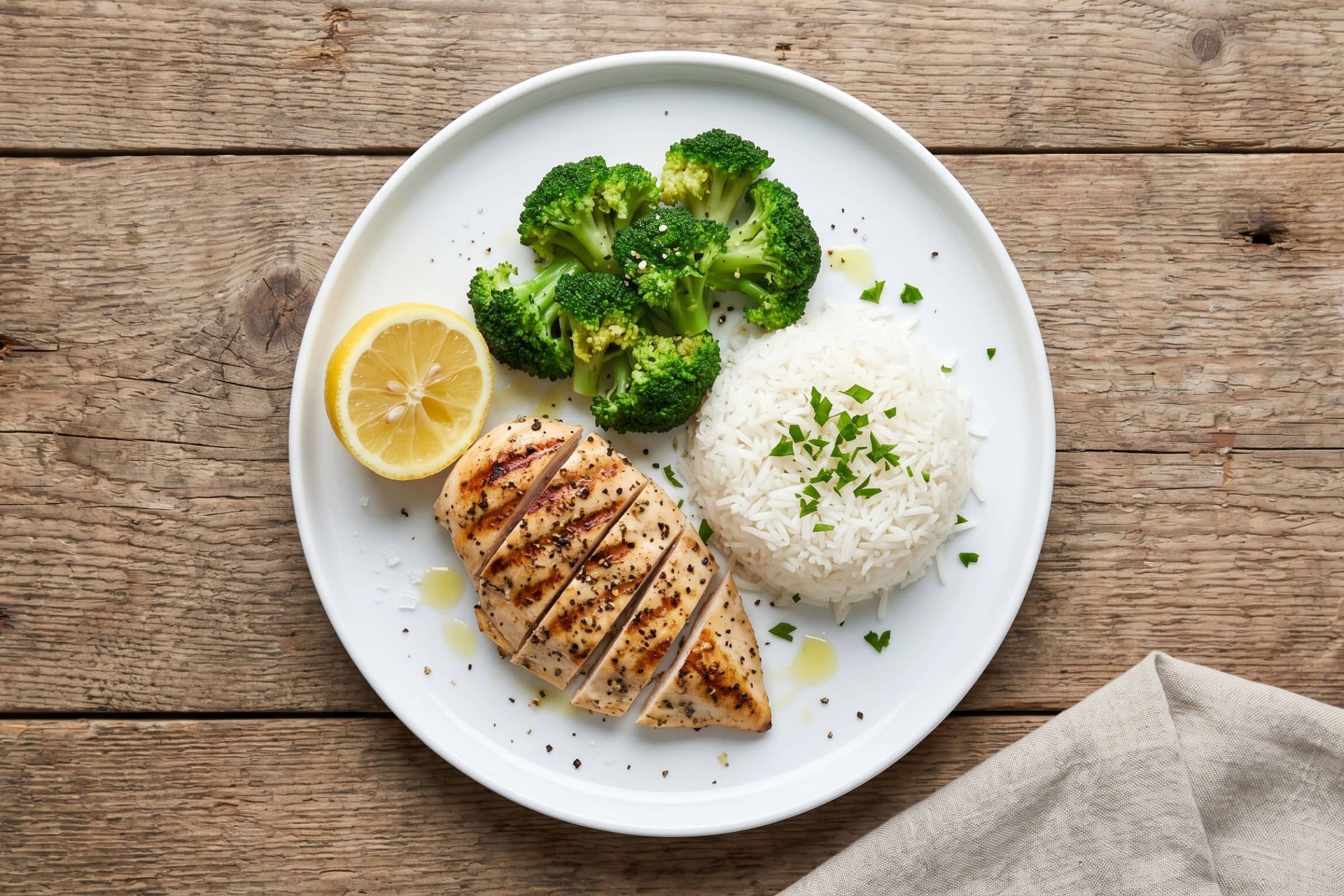 repas aliments avec protéines