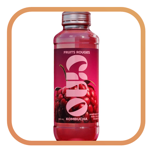 Ciao Kombucha Kombucha Saveur Fruits Rouges