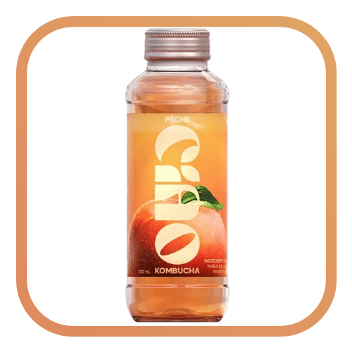 Ciao Kombucha Kombucha Saveur Pêche