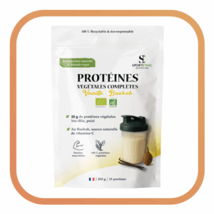 Protéines végétales bio Vanille Baobab