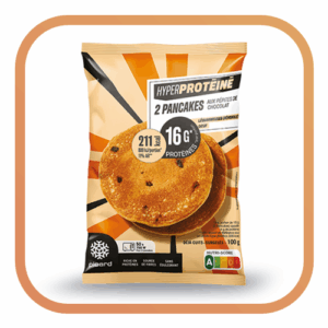 Pancakes hyperprotéiné aux pépites de chocolat
