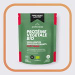 Protéine végétale BIO goût fraise – Gamme sans sucres ajoutés