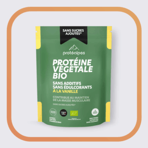 Protéine végétale BIO à la Vanille – Gamme sans sucres ajoutés